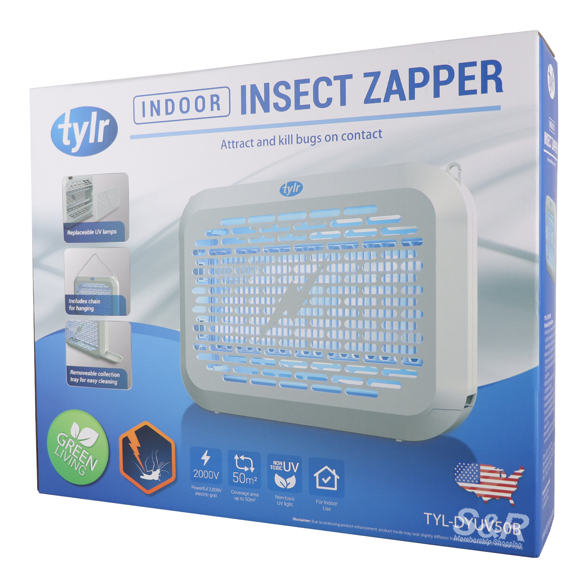 Tylr Indoor Insect Zapper TYL-DYUV50B Tylr Indoor Insect Zapper TYL-DYUV50B
